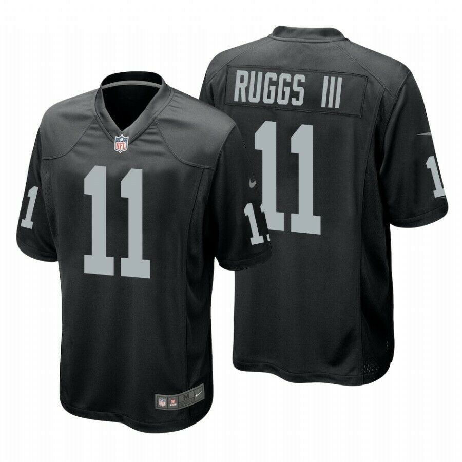 Men's Las Vegas Raiders #11 Henry Ruggs III Black Game Stitched Jersey